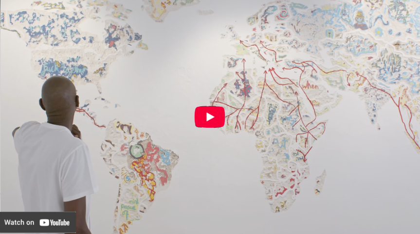 Mark Bradford introduces his exhibition ‘Masses and Movements’ in Menorca.mp4